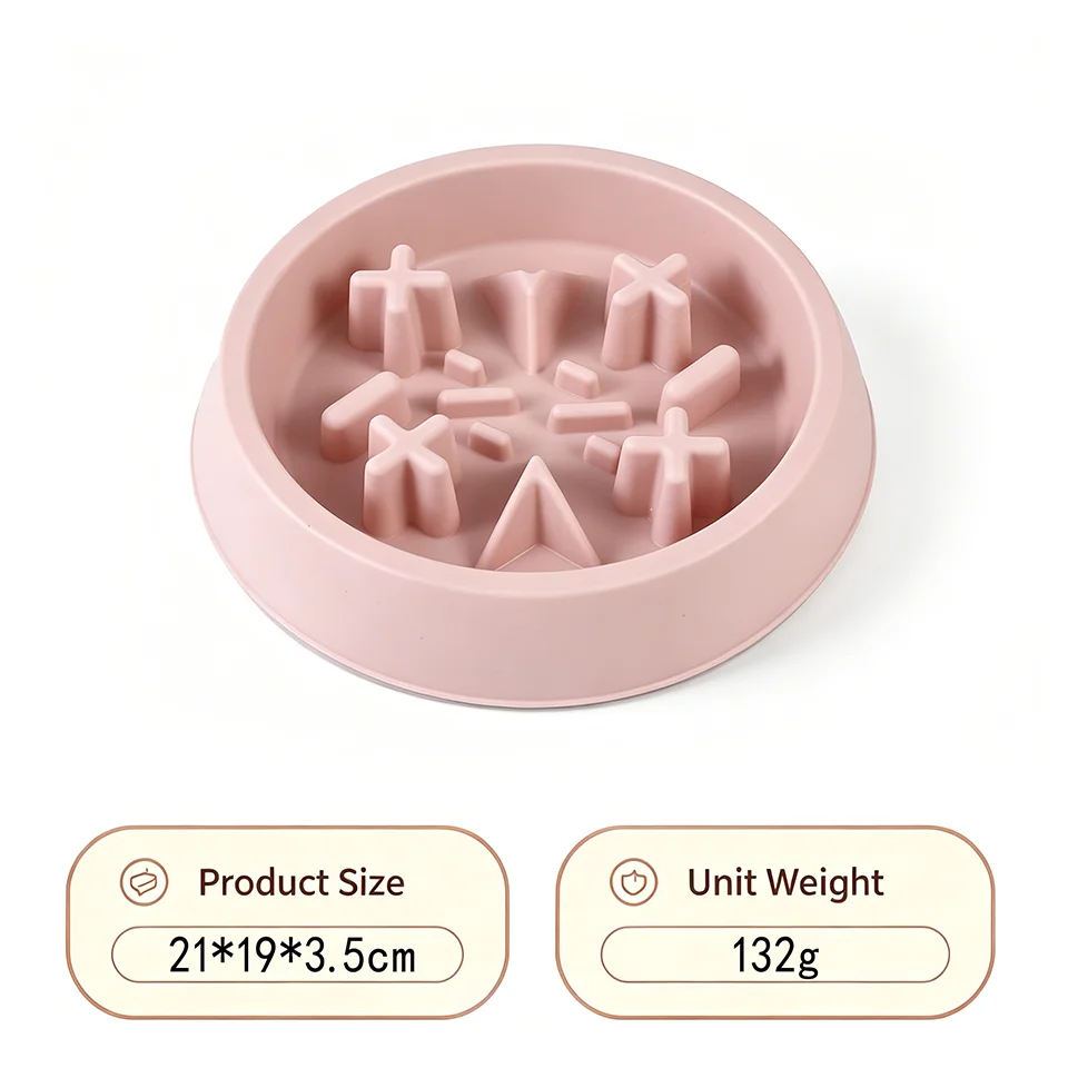 Slow Feeder Dog Bowl (Anti-Gulp Puzzle Bowl)