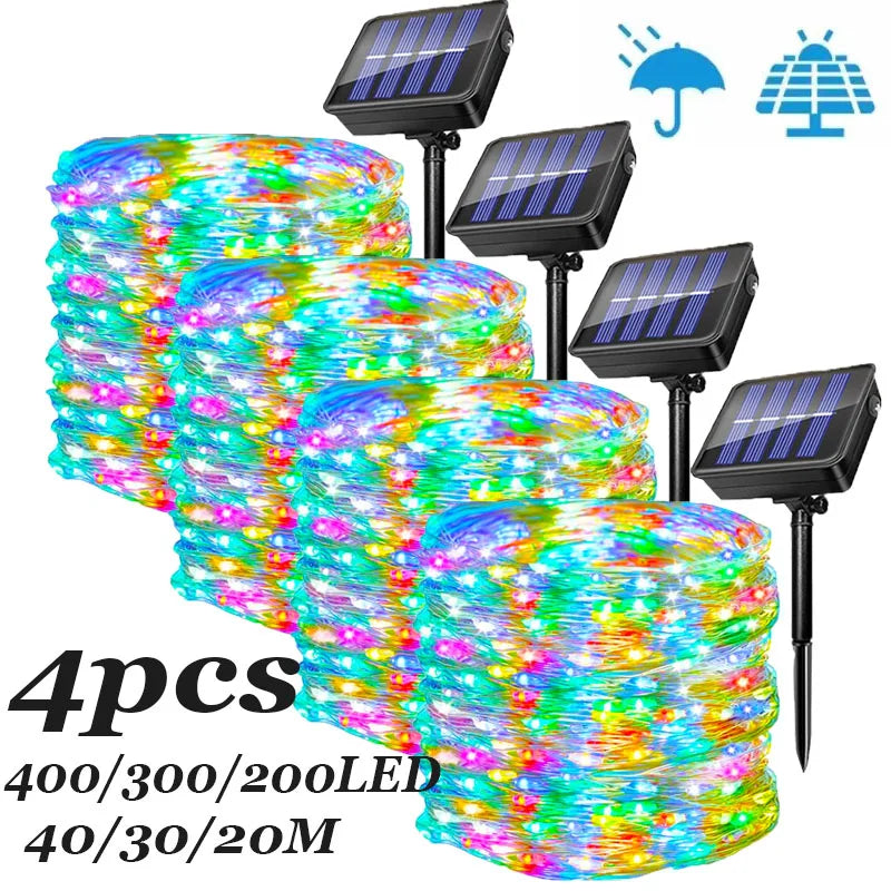 Solar Fairy String Lights – 200 LED, 20M