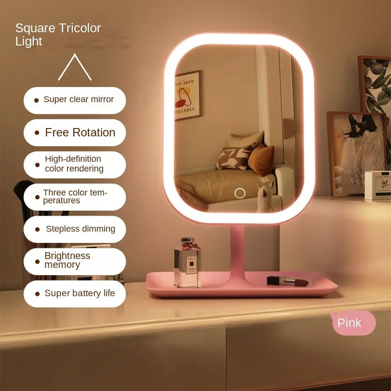 Desktop LED Vanity Mirror
