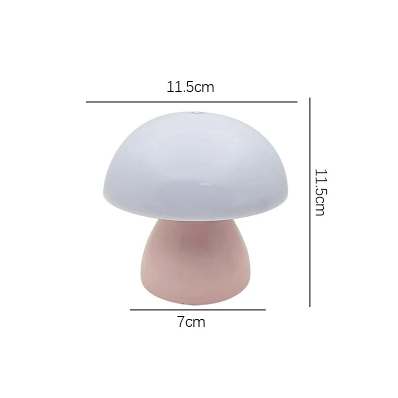 Mushroom Touch Lamp – Dimmable LED Table Light