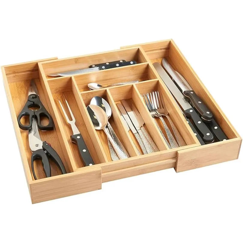 Bamboo Spice Rack Drawer Organizer