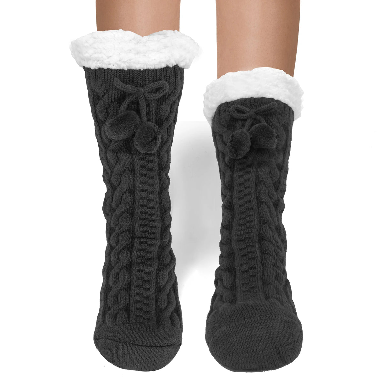 Fuzzy Non-Slip Cabin Slipper Socks