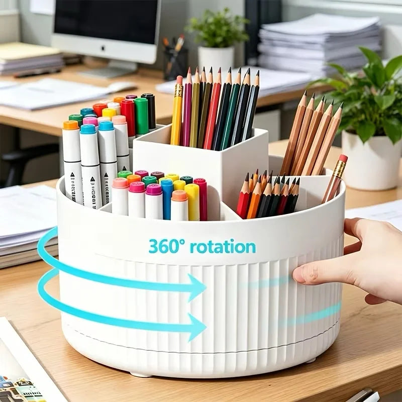 360-Degree Rotating Pen Holder