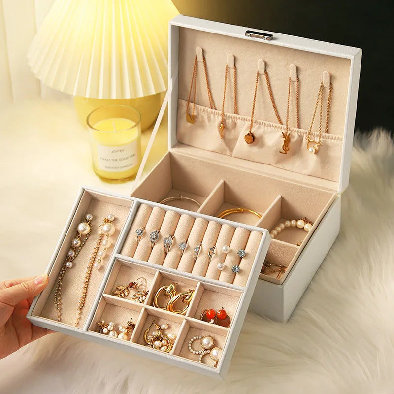 4-Layer Jewelry Storage Box – Makeup Organizer