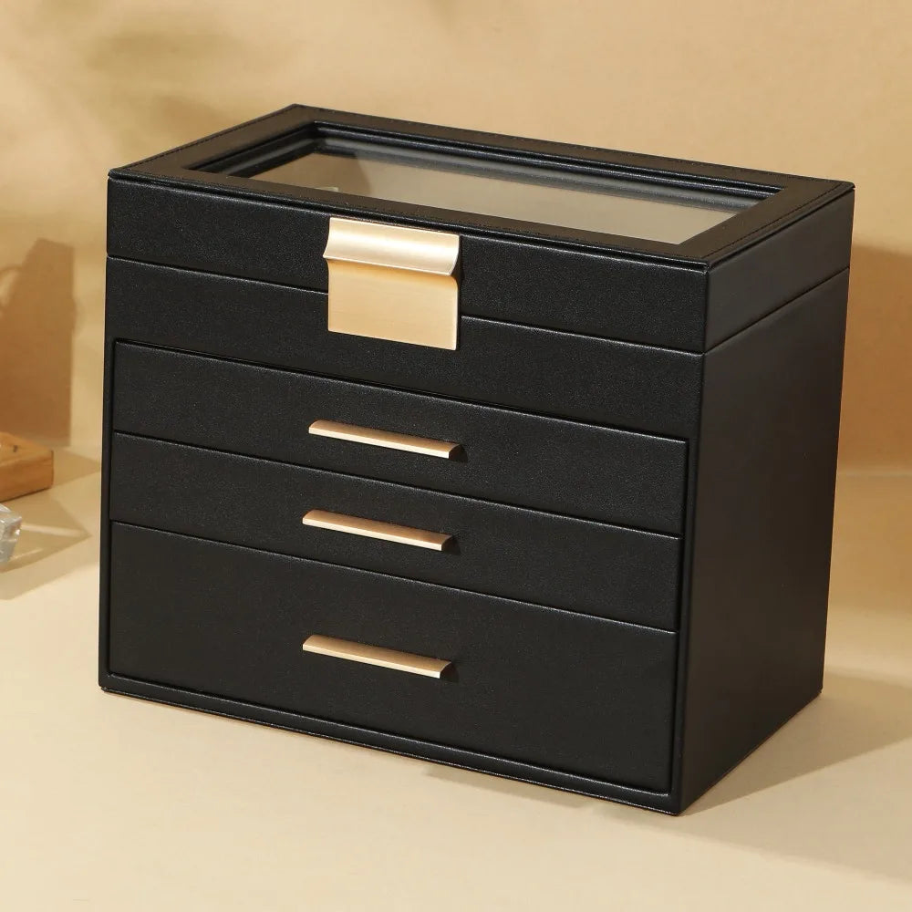 4-Layer Jewelry Storage Box – Makeup Organizer