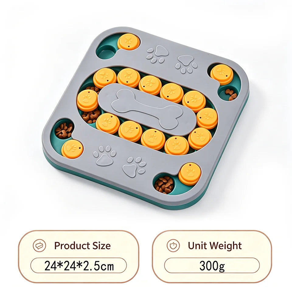 Slow Feeder Dog Bowl (Anti-Gulp Puzzle Bowl)