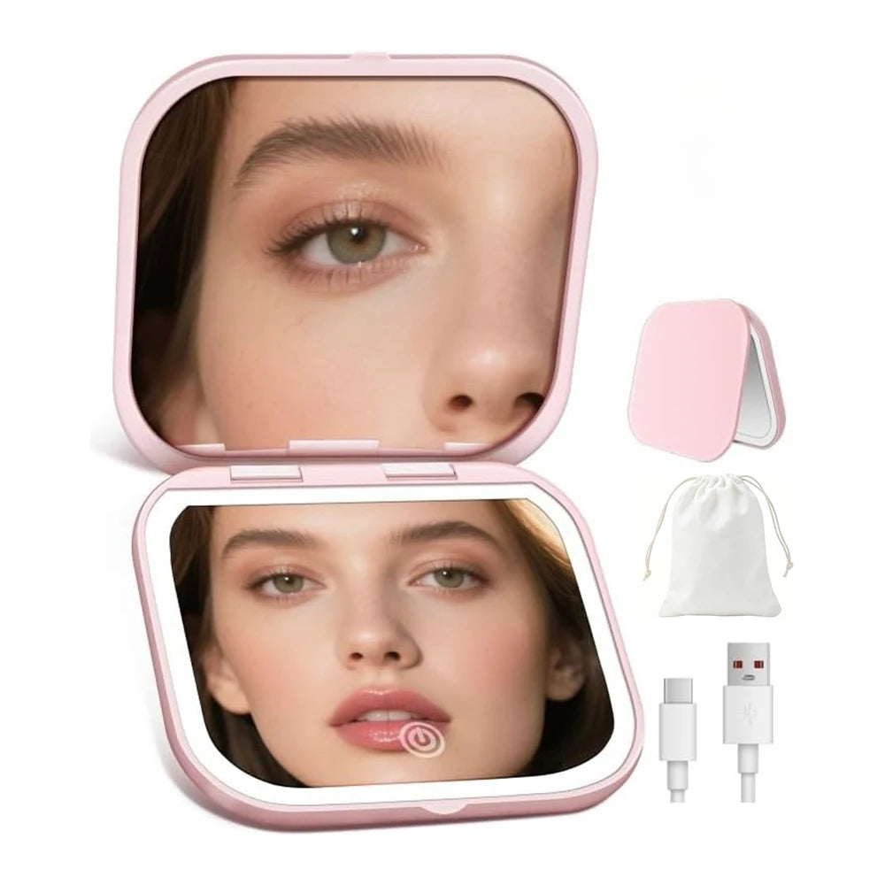 3-Color LED Vanity Mirror with 10X Magnification