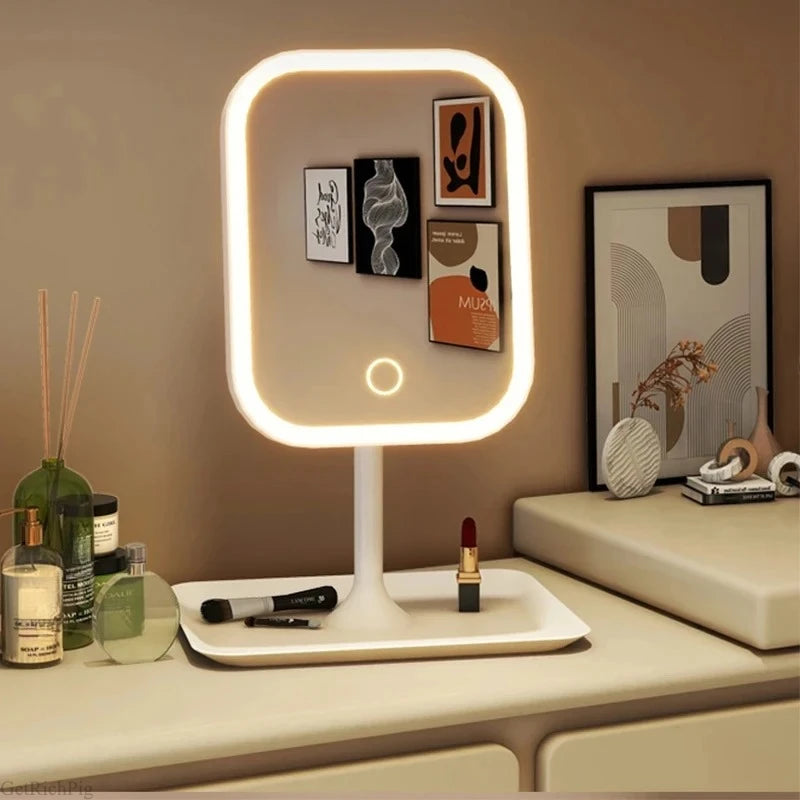 Desktop LED Vanity Mirror