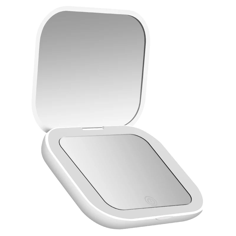 Handheld LED Makeup Mirror