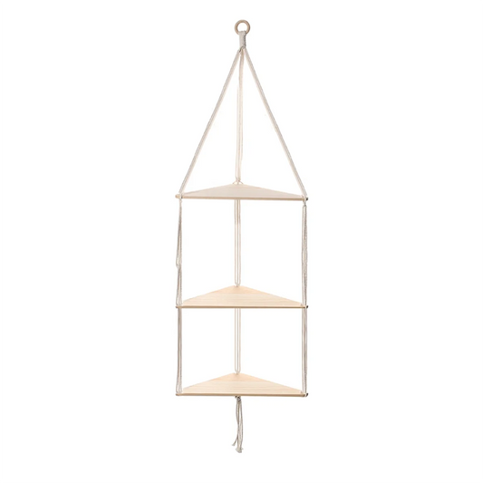 3-Tier Floating Wall Shelf (Triangle Corner)