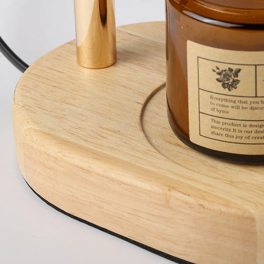 CozyGlow Candle Warmer Lamp – Flameless Candle Warmer with Timer