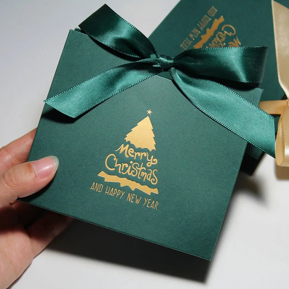 Decorative Christmas Gift Boxes with Lids, 6-Pack