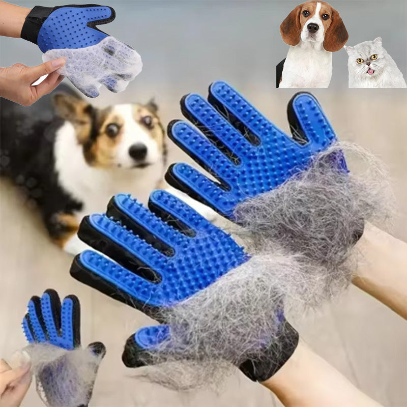 CozyGlow Pet Deshedding Glove – Silicone Grooming & Bathing Mitt