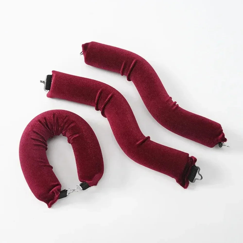 CozyGlow Heatless Curling Rod Headband Set – Overnight Curls, No Heat