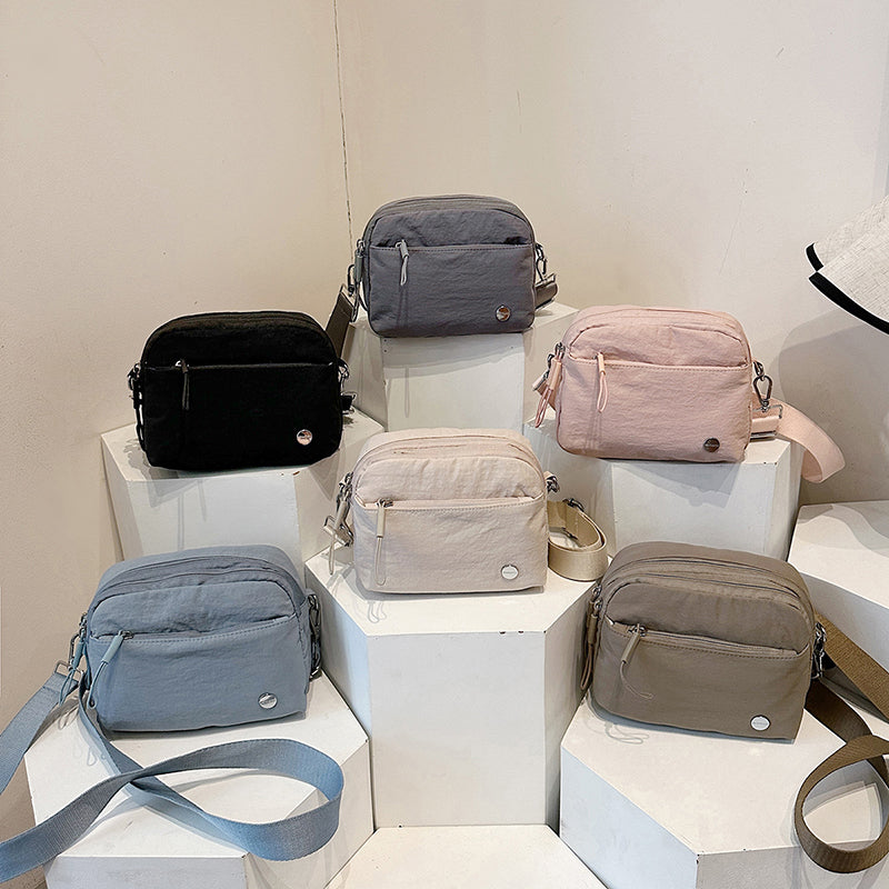 CozyGlow Mini Nylon Crossbody Bag – Lightweight Phone Purse