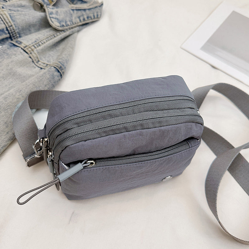CozyGlow Mini Nylon Crossbody Bag – Lightweight Phone Purse