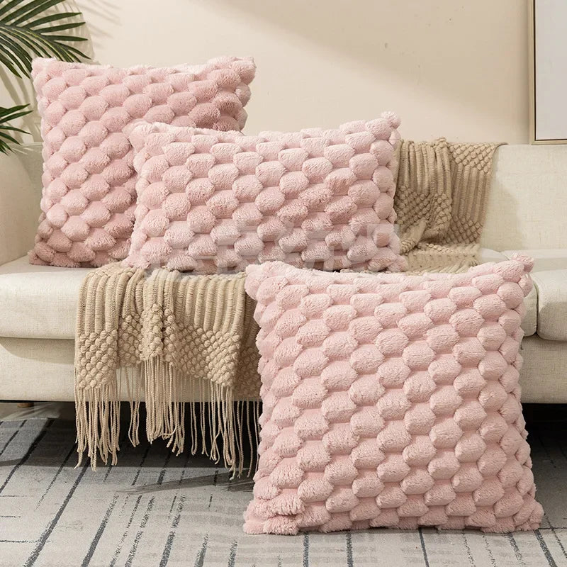 BUYNOW Velvet Solid Cushion Cover 18x18