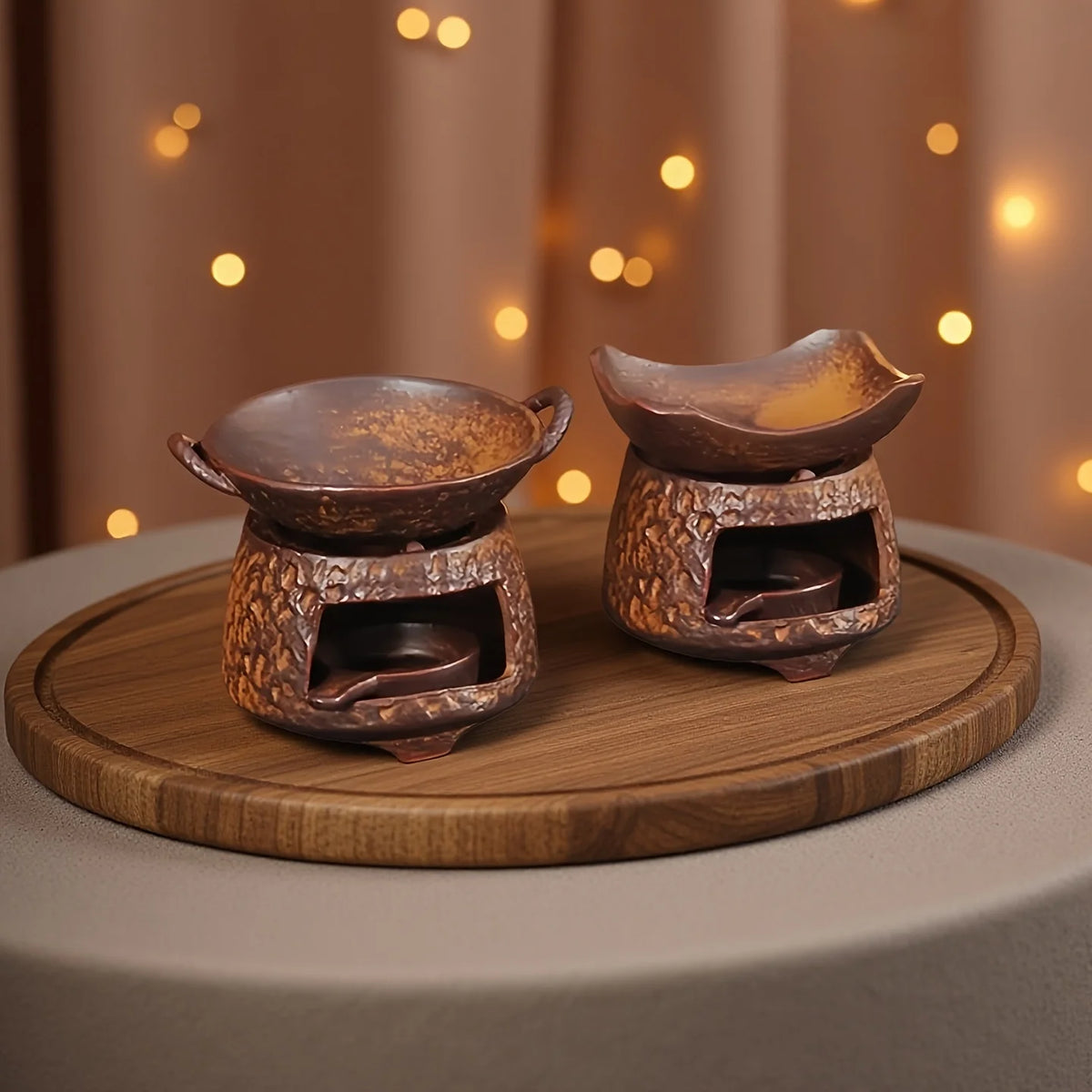 Ceramic Essential Oil Burner, 3-Piece Set
