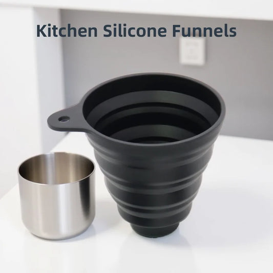 Collapsible Silicone Kitchen Funnel