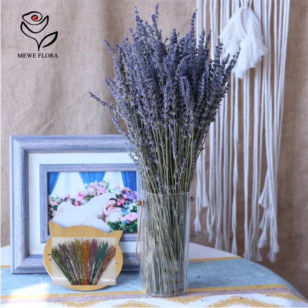 Dried Purple Lavender Flower Bundle