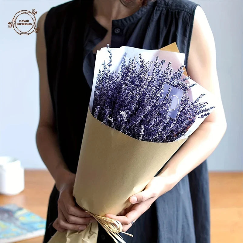 Dried Purple Lavender Flowers Bundle