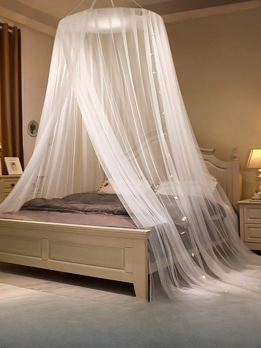 Princess-Style Hanging Dome Bed Canopy