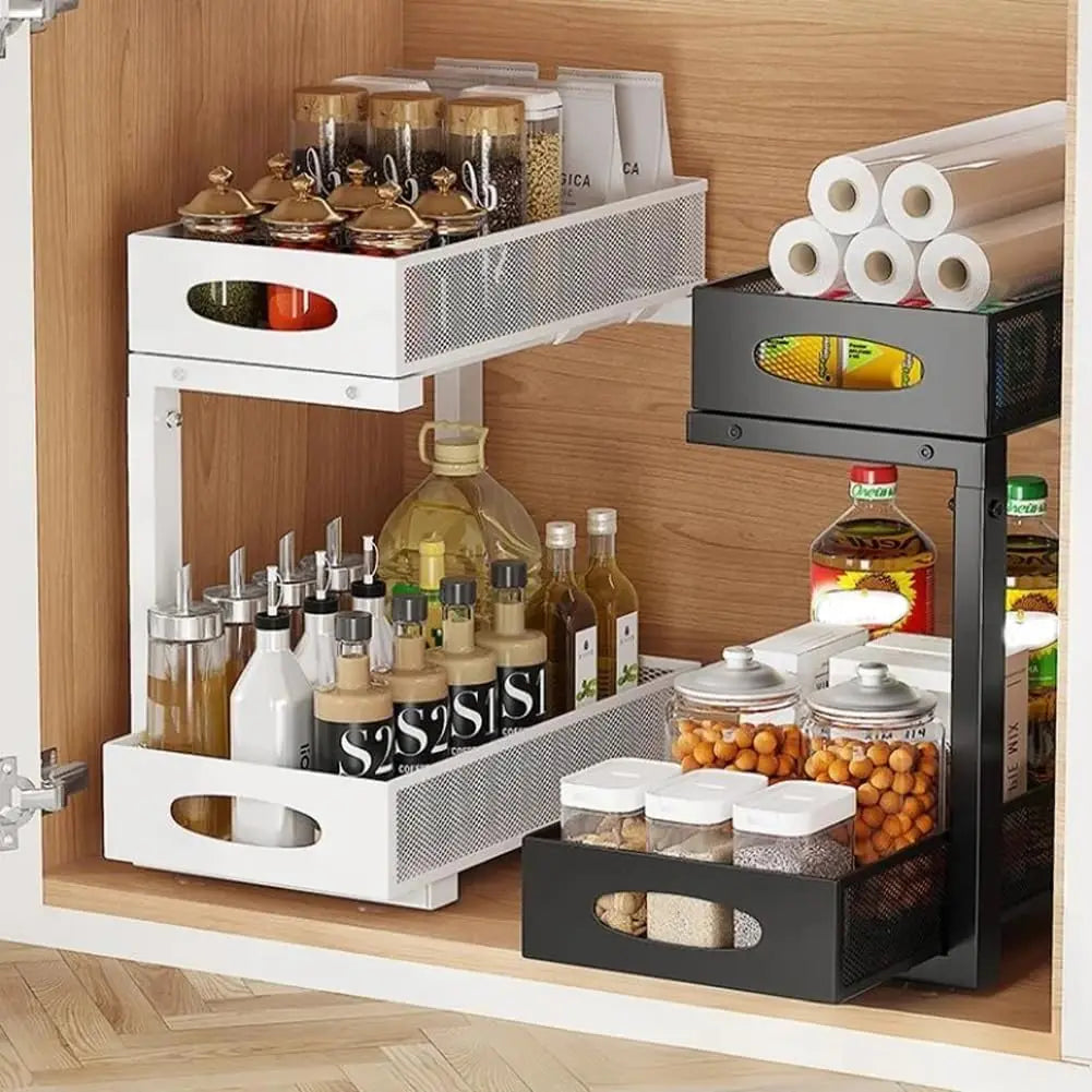 Pull-Out Under-Sink Cabinet Organizer