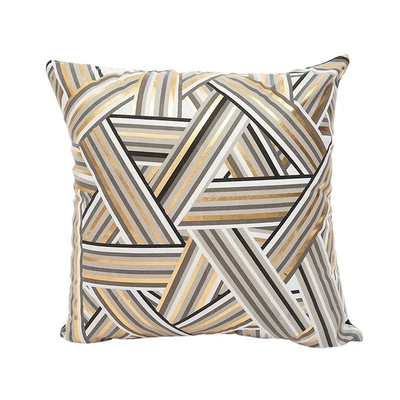 PV Velvet Bronzing Feather Pillowcase