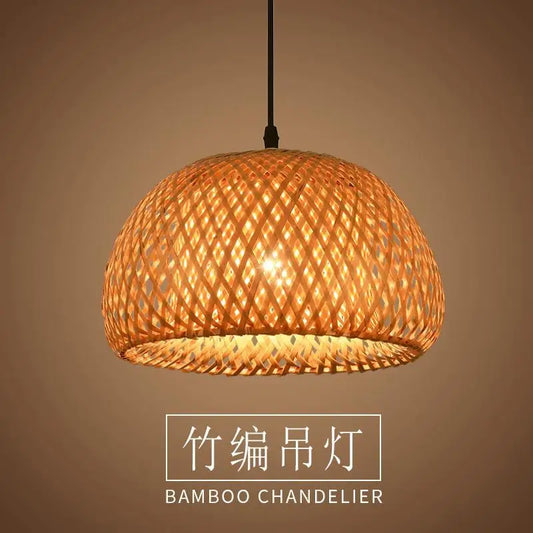 Rattan Wicker Pendant Lamp Shade