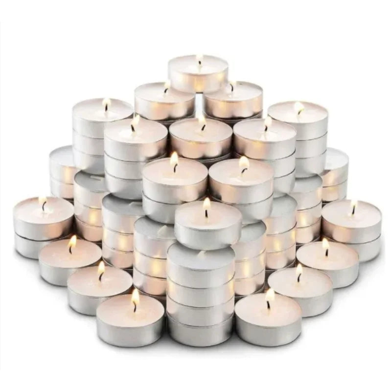Scented Tealight Candles, 50-Pack