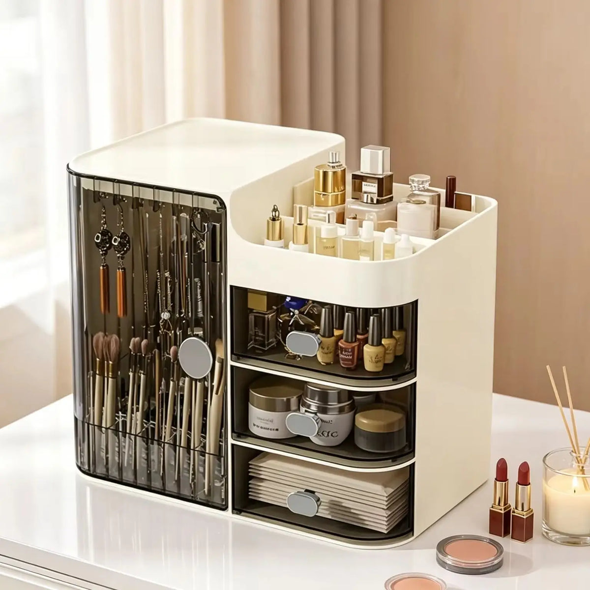 Stacking Makeup Organizer Drawer