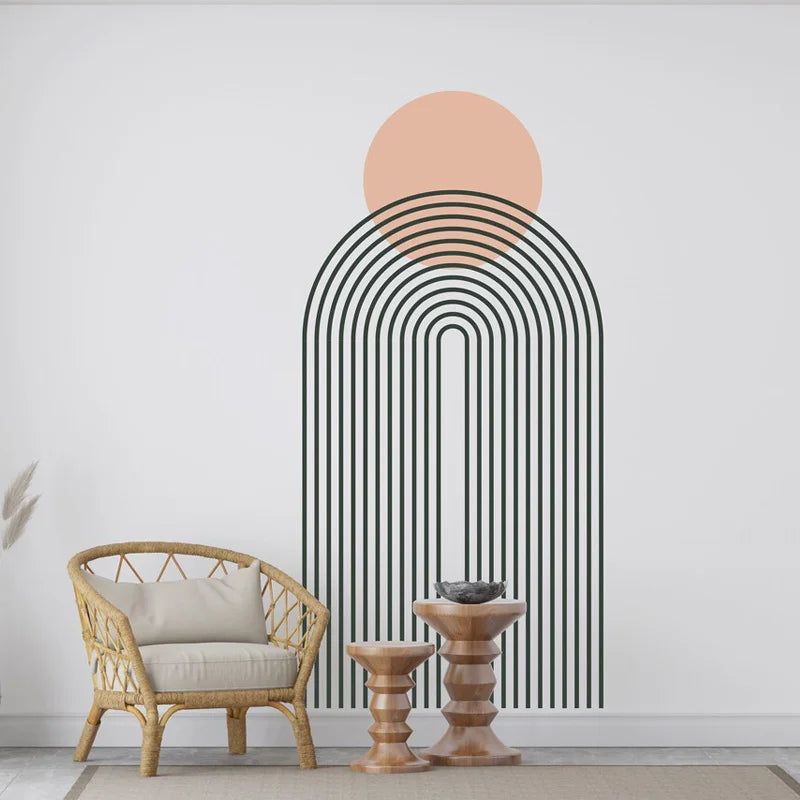 Two Tones Arch Wall Decal (Boho)