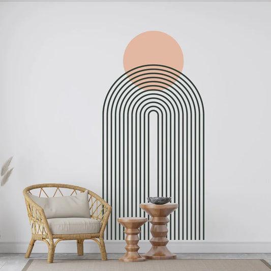 Two Tones Arch Wall Decal (Boho)