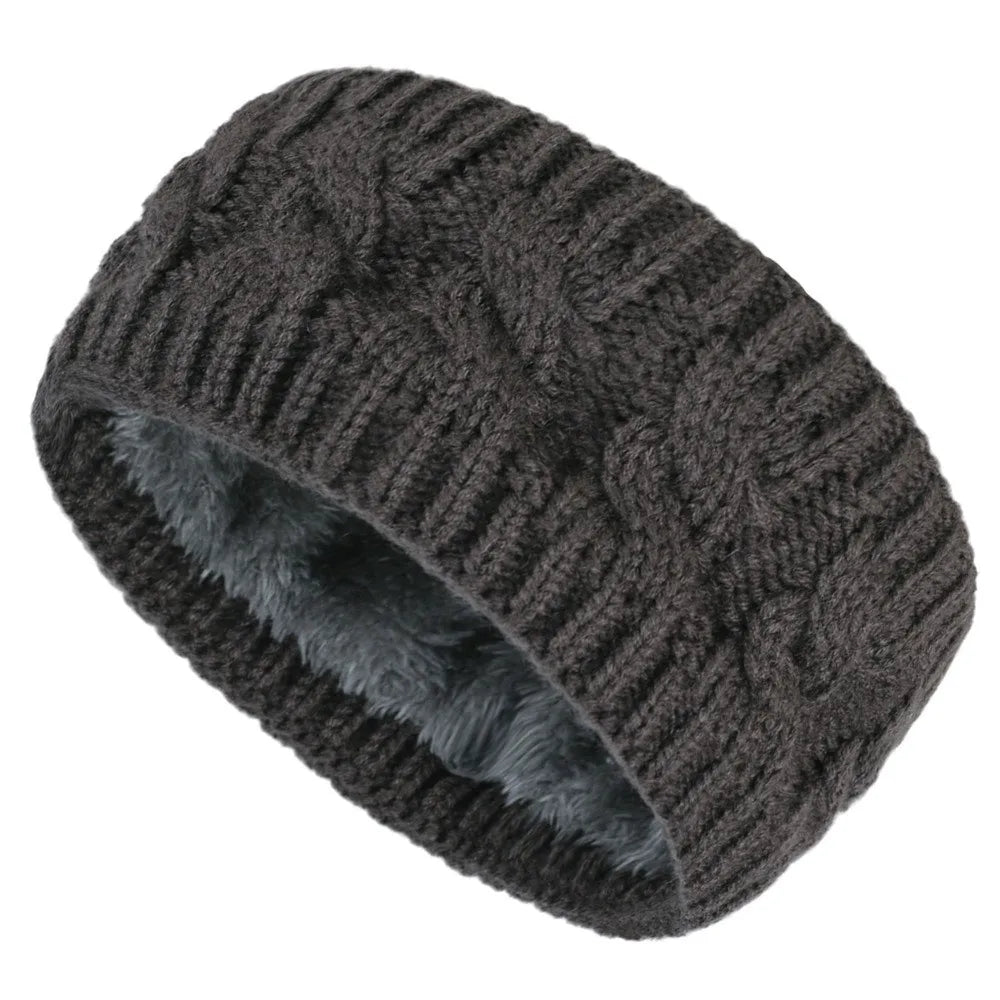 Wide Knit Ear-Warmer Headband