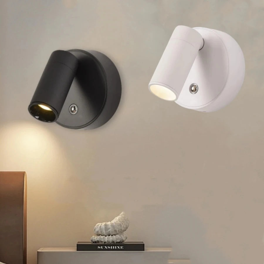 Wireless 3-Color LED Wall Spotlight