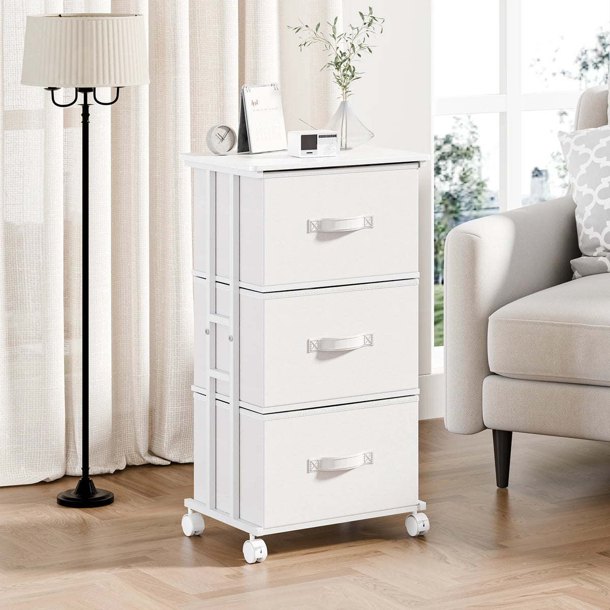 WLIVE 13-Drawer Fabric Storage Dresser – Tall Organizer Tower